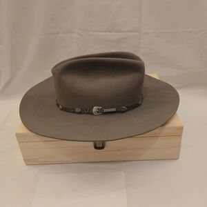 Men's Tom's Boots & Western Wear Resistol 9th Round Granite Grey Cowboy Hat